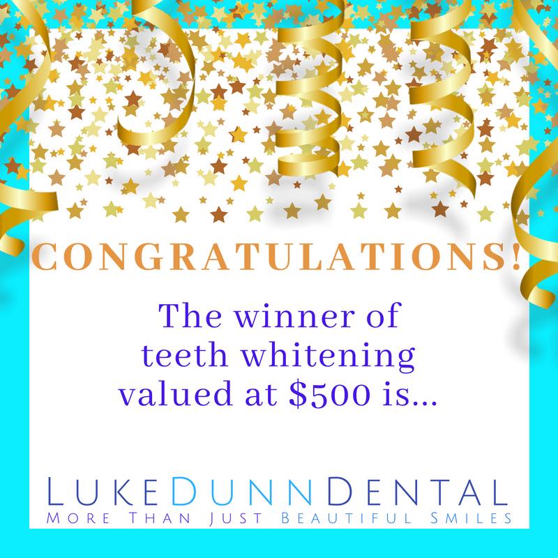 Teeth Whitening giveaway valued at $500- 2018